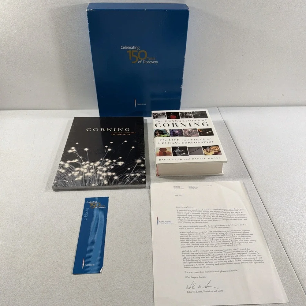 Corning A Story of Discovery and Reinvention Generations Book Retirement 150 yrs